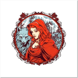 Little red riding hood Posters and Art